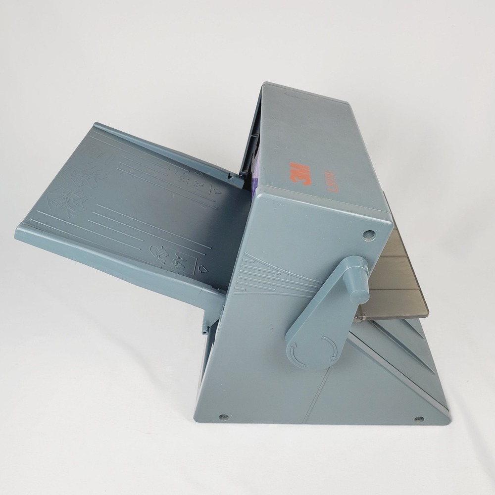 3M LS950 Non-Electric Manual Front-Back Laminating Machine Laminator w/ 3M DL951